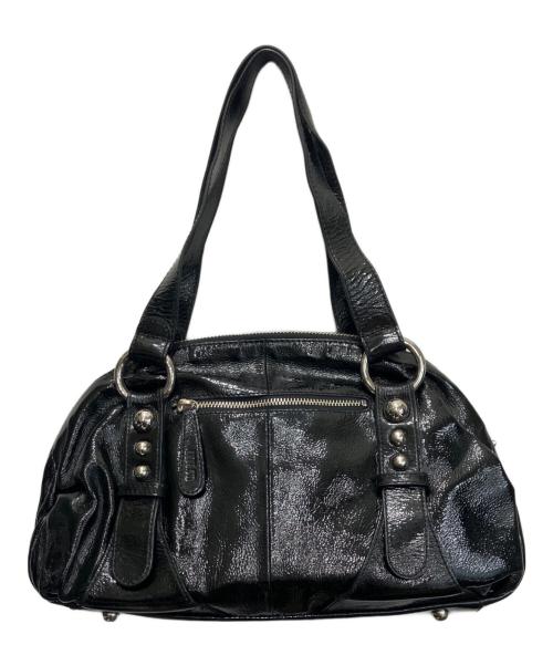 ANNA SUI（アナスイ）ANNA SUI (アナスイ) エナメルトートバッグ ブラックの古着・服飾アイテム