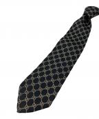 GUCCIグッチ）の古着「GG柄ネクタイ」｜ブラック