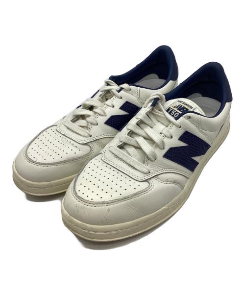 NEW BALANCE（ニューバランス）NEW BALANCE (ニューバランス) Aime Leon Dore (エメ レオン ドレ) コラボT500ローカットスニーカー ホワイト サイズ:26の古着・服飾アイテム