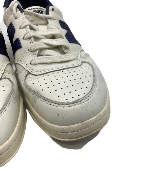 NEW BALANCE（ニューバランス）NEW BALANCE (ニューバランス) Aime Leon Dore (エメ レオン ドレ) コラボT500ローカットスニーカー ホワイト サイズ:26の古着・服飾アイテム