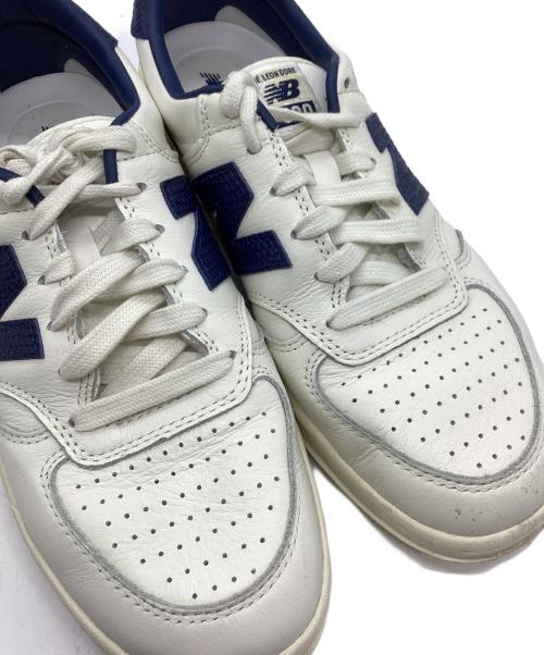 NEW BALANCE（ニューバランス）NEW BALANCE (ニューバランス) Aime Leon Dore (エメ レオン ドレ) コラボT500ローカットスニーカー ホワイト サイズ:26の古着・服飾アイテム