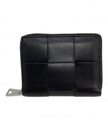 BOTTEGA VENETA（ボッテガベネタ）の古着「カセットジップアラウンドウォレット」｜ブラック