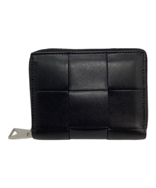 BOTTEGA VENETA（ボッテガベネタ）BOTTEGA VENETA (ボッテガベネタ) カセットジップアラウンドウォレット ブラックの古着・服飾アイテム