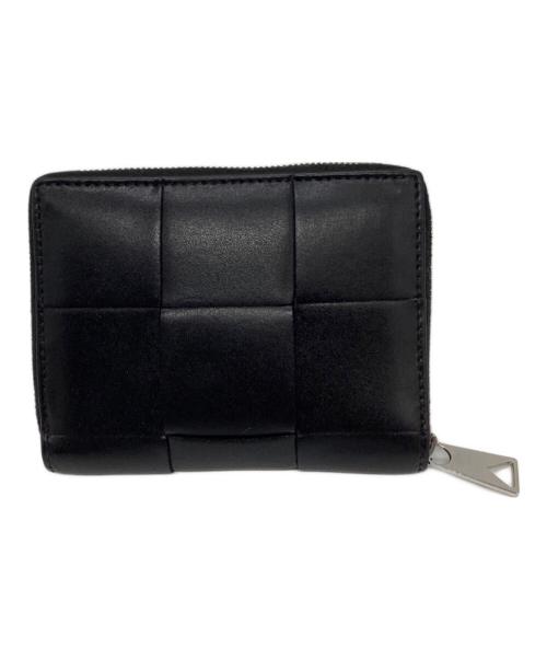 BOTTEGA VENETA（ボッテガベネタ）BOTTEGA VENETA (ボッテガベネタ) カセットジップアラウンドウォレット ブラックの古着・服飾アイテム