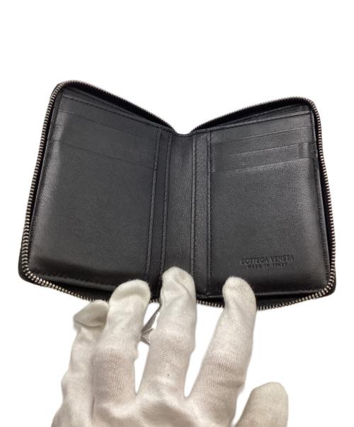 BOTTEGA VENETA（ボッテガベネタ）BOTTEGA VENETA (ボッテガベネタ) カセットジップアラウンドウォレット ブラックの古着・服飾アイテム