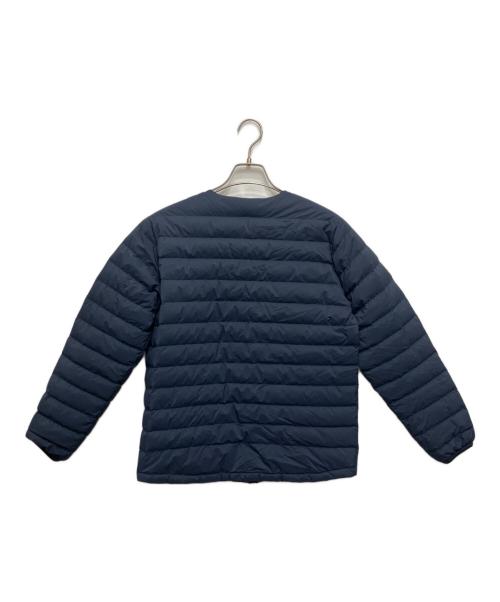 nanga white label（ナンガホワイトレーベル）NANGA WHITE LABEL (ナンガホワイトレーベル) DOWN CARDIGAN ネイビー サイズ:Sの古着・服飾アイテム