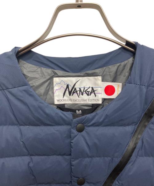nanga white label（ナンガホワイトレーベル）NANGA WHITE LABEL (ナンガホワイトレーベル) DOWN CARDIGAN ネイビー サイズ:Sの古着・服飾アイテム