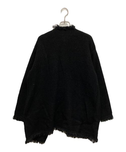 ADAWAS（アダワス）ADAWAS (アダワス) ニットツイード 4ポケットジャケット ブラック サイズ:FREEの古着・服飾アイテム