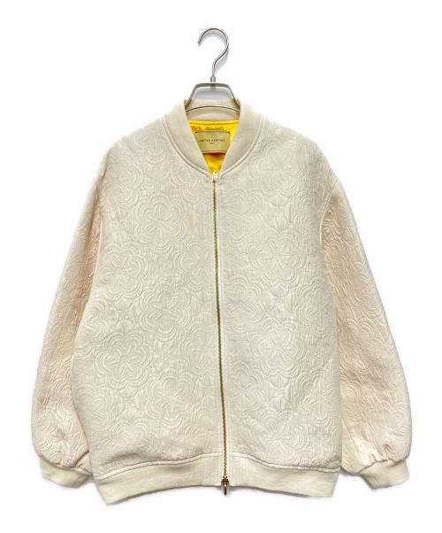 UNITED ARROWS（ユナイテッドアローズ）UNITED ARROWS (ユナイテッドアローズ) 刺繍ブルゾン アイボリー サイズ:38の古着・服飾アイテム