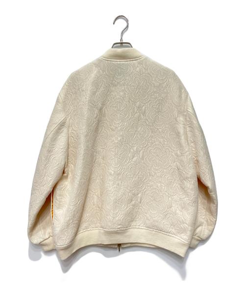 UNITED ARROWS（ユナイテッドアローズ）UNITED ARROWS (ユナイテッドアローズ) 刺繍ブルゾン アイボリー サイズ:38の古着・服飾アイテム