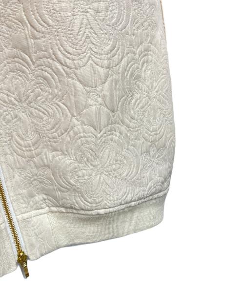 UNITED ARROWS（ユナイテッドアローズ）UNITED ARROWS (ユナイテッドアローズ) 刺繍ブルゾン アイボリー サイズ:38の古着・服飾アイテム