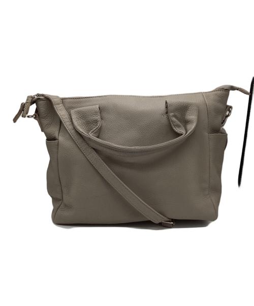 EAR（イア）EAR (イア) 2WAYレザーバッグ グレーの古着・服飾アイテム