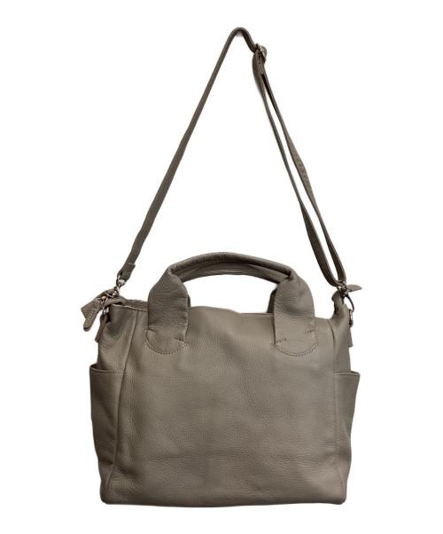 EAR（イア）EAR (イア) 2WAYレザーバッグ グレーの古着・服飾アイテム