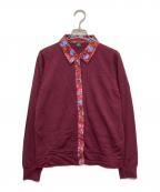 PS Paul SmithＰＳポールスミス）の古着「切替ウールシャツ」｜ボルドー