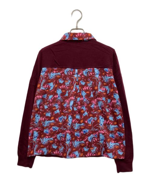 PS Paul Smith（ＰＳポールスミス）PS Paul Smith (ＰＳポールスミス) 切替ウールシャツ ボルドー サイズ:Mの古着・服飾アイテム