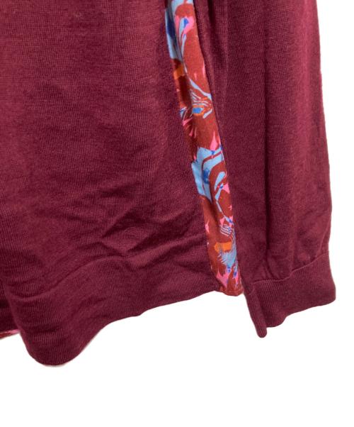 PS Paul Smith（ＰＳポールスミス）PS Paul Smith (ＰＳポールスミス) 切替ウールシャツ ボルドー サイズ:Mの古着・服飾アイテム