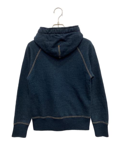 JUNYA WATANABE COMME des GARCONS（(ジュンヤワタナベ コムデギャルソン）JUNYA WATANABE COMME des GARCONS ((ジュンヤワタナベ コムデギャルソン) デニム風プルオーバーパーカー インディゴ サイズ:Sの古着・服飾アイテム