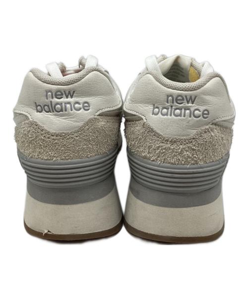 NEW BALANCE（ニューバランス）NEW BALANCE (ニューバランス) WL574ZQD ベージュ サイズ:24の古着・服飾アイテム