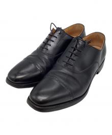 SCOTCH GRAIN（スコッチグレイン）の古着「ASSURANCE パンチドキャップトゥシューズ」｜ブラック