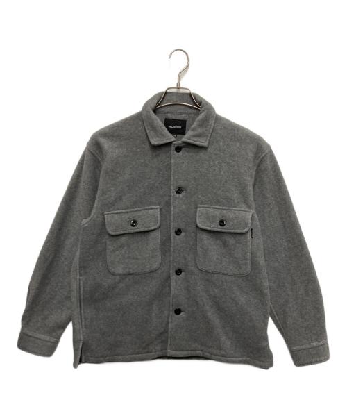 DELICIOUS（デリシャツ）DELICIOUS (デリシャツ) フリースシャツジャケット グレー サイズ:Mの古着・服飾アイテム