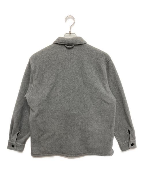 DELICIOUS（デリシャツ）DELICIOUS (デリシャツ) フリースシャツジャケット グレー サイズ:Mの古着・服飾アイテム