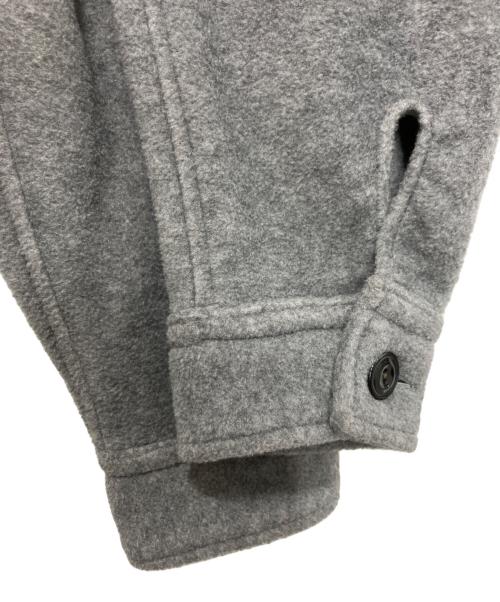 DELICIOUS（デリシャツ）DELICIOUS (デリシャツ) フリースシャツジャケット グレー サイズ:Mの古着・服飾アイテム