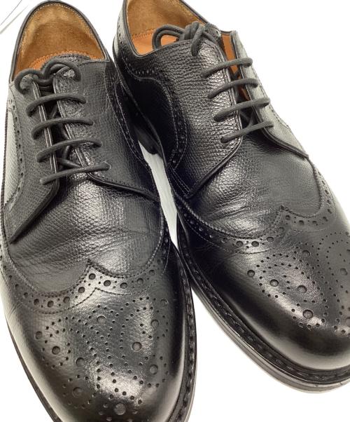 Jalan Sriwijaya（ジャランスリウァヤ）Jalan Sriwijaya (ジャランスリウァヤ) ウィングチップシューズ ブラック サイズ:27の古着・服飾アイテム