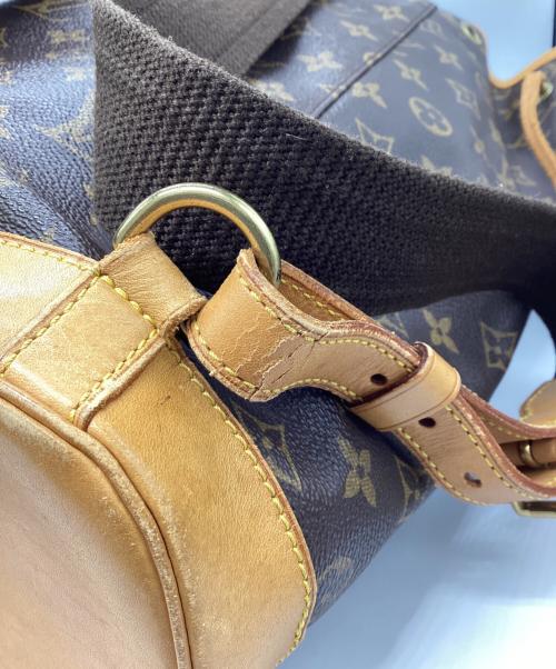 LOUIS VUITTON（ルイ ヴィトン）LOUIS VUITTON (ルイ ヴィトン) モンスリGM リュック ブラウンの古着・服飾アイテム