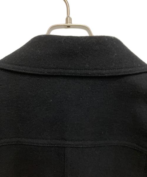 BLUE LABEL CRESTBRIDGE（ブルーレーベルクレストブリッジ）BLUE LABEL CRESTBRIDGE (ブルーレーベルクレストブリッジ) ウールダブルライダースジャケット ブラック サイズ:38の古着・服飾アイテム