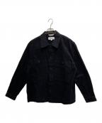 AIGLEエーグル）の古着「ビッグポケットシャツジャケット」｜ブラック