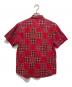 stussy (ステューシー) 半袖パッチワークシャツ レッド サイズ:M：6000円