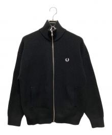 FRED PERRY×BEAMS（フレッドペリー×ビームス）の古着「別注ドライバーズニット」｜ブラック