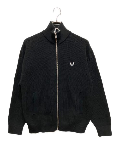 FRED PERRY（フレッドペリー）FRED PERRY (フレッドペリー) BEAMS (ビームス) 別注ドライバーズニット ブラック サイズ:M 未使用品の古着・服飾アイテム