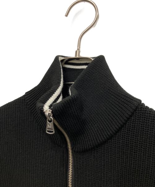 FRED PERRY（フレッドペリー）FRED PERRY (フレッドペリー) BEAMS (ビームス) 別注ドライバーズニット ブラック サイズ:M 未使用品の古着・服飾アイテム