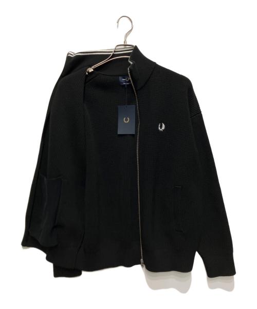 FRED PERRY（フレッドペリー）FRED PERRY (フレッドペリー) BEAMS (ビームス) 別注ドライバーズニット ブラック サイズ:M 未使用品の古着・服飾アイテム