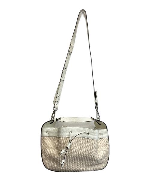 DES PRES（デ プレ）DES PRES (デ プレ) 2WAYストローバッグ ベージュの古着・服飾アイテム