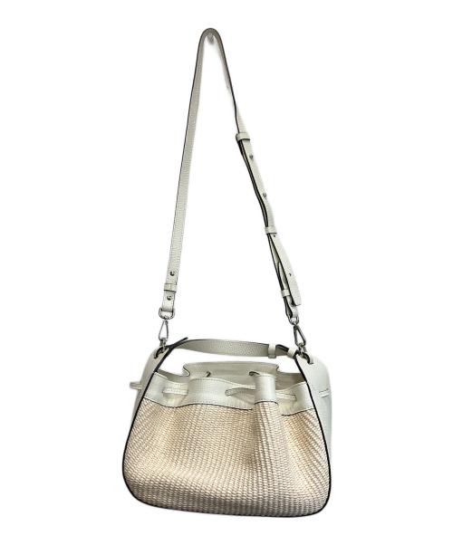 DES PRES（デ プレ）DES PRES (デ プレ) 2WAYストローバッグ ベージュの古着・服飾アイテム