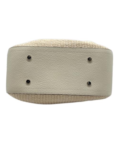 DES PRES（デ プレ）DES PRES (デ プレ) 2WAYストローバッグ ベージュの古着・服飾アイテム