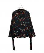PS Paul SmithＰＳポールスミス）の古着「総柄ブラウス」｜ブラック