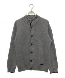 BLACK LABEL CRESTBRIDGE（ブラックレーベル クレストブリッジ）の古着「ニットジャケット」｜グレー