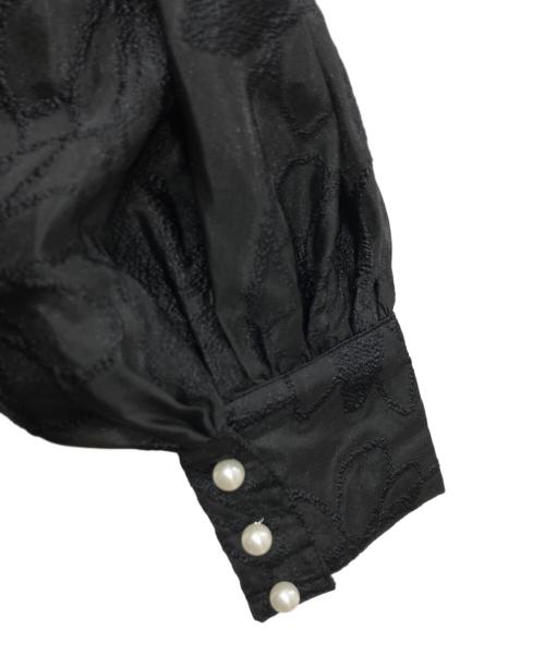 acka（エーシーケーエー）acka (エーシーケーエー) jacquard mini dress ブラック サイズ:freeの古着・服飾アイテム