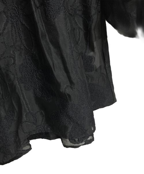 acka（エーシーケーエー）acka (エーシーケーエー) jacquard mini dress ブラック サイズ:freeの古着・服飾アイテム