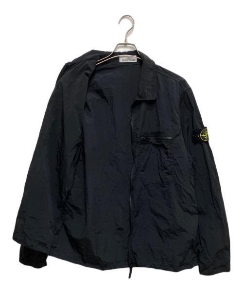 STONE ISLAND（ストーンアイランド）STONE ISLAND (ストーンアイランド) Nylon Metal Shirt Jacket ブラック サイズ:Lの古着・服飾アイテム