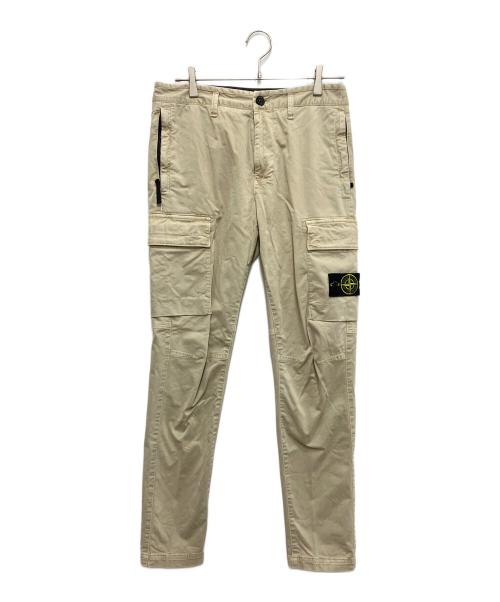 STONE ISLAND（ストーンアイランド）STONE ISLAND (ストーンアイランド) PANTALONE REGULAR TAPERED ベージュ サイズ:W30の古着・服飾アイテム