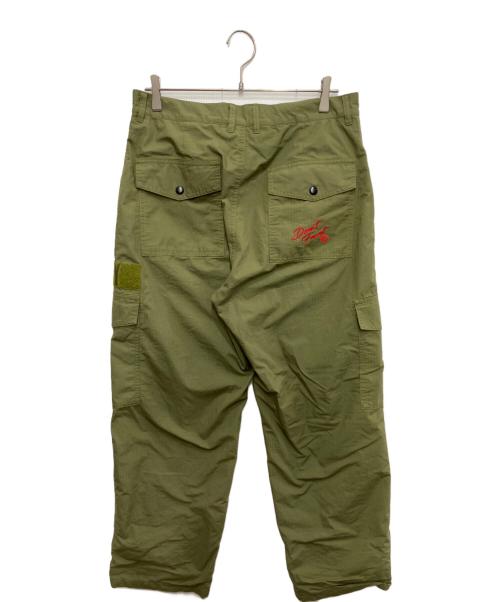 X-LARGE（エクストララージ）X-LARGE (エクストララージ) MILITARY RIPSTOP PANTS カーキ サイズ:34の古着・服飾アイテム