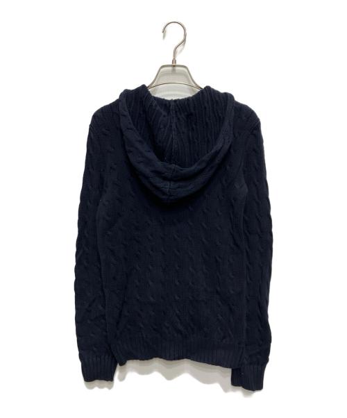 RALPH LAUREN（ラルフローレン）RALPH LAUREN (ラルフローレン) ケーブルジップパーカー ネイビー サイズ:Sの古着・服飾アイテム