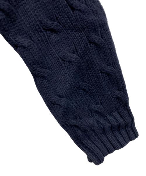 RALPH LAUREN（ラルフローレン）RALPH LAUREN (ラルフローレン) ケーブルジップパーカー ネイビー サイズ:Sの古着・服飾アイテム