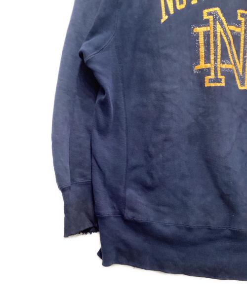 Champion REVERSE WEAVE（チャンピオン リバース ウィーブ）Champion REVERSE WEAVE (チャンピオン リバース ウィーブ) プリントスウェット/リバースウィーブ ネイビー サイズ:XLの古着・服飾アイテム