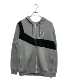 PUMA×BMW（プーマ×ビーエムダブリュー）の古着「ジップパーカー」｜グレー