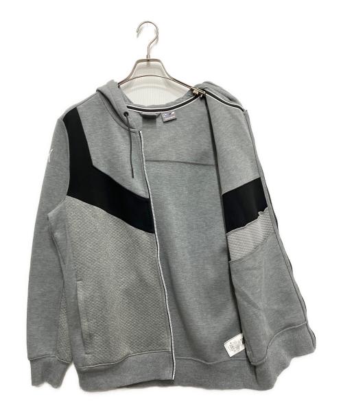 PUMA（プーマ）PUMA (プーマ) BMW (ビーエムダブリュー) ジップパーカー グレー サイズ:Lの古着・服飾アイテム